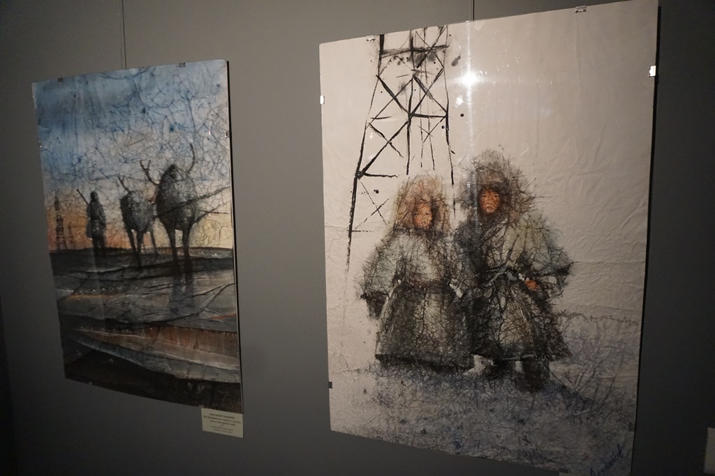 Выставка сразу трёх авторов представлена в Галерее-мастерской художника Г.С. Райшева
