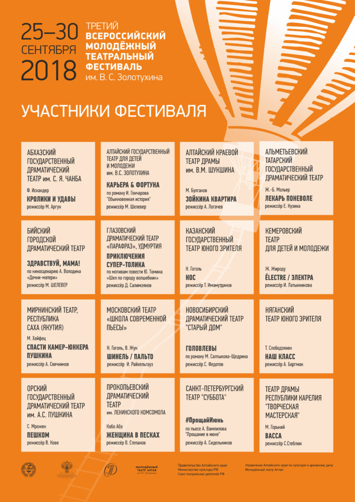 Няганский ТЮЗ представит Югру на всероссийском молодежном театральном фестивале имени B.C. Золотухина